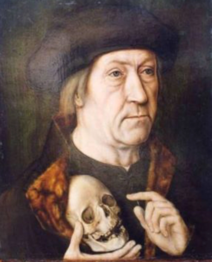 portret-de-barbat-cu-craniu-maestrul-legendei-sfantului-augustin