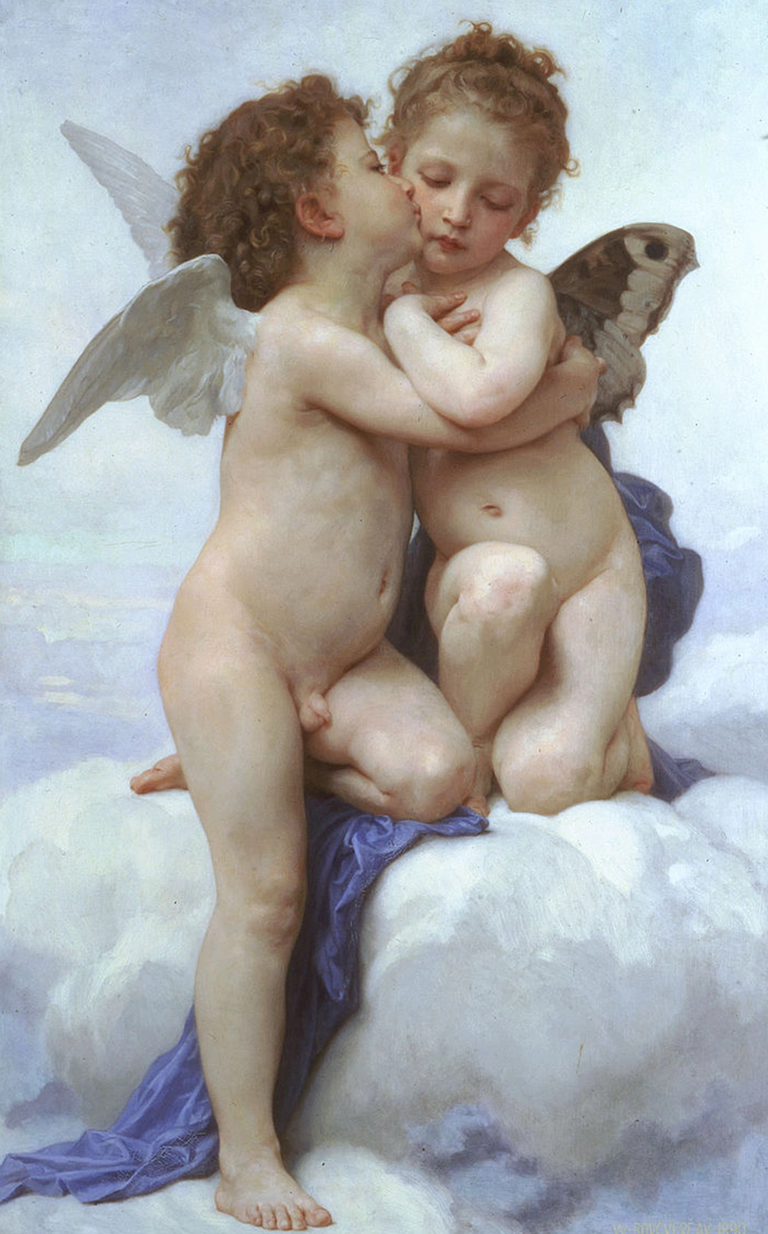 William-Adolphe-Bouguereau-Amor-si-Psyche-copii