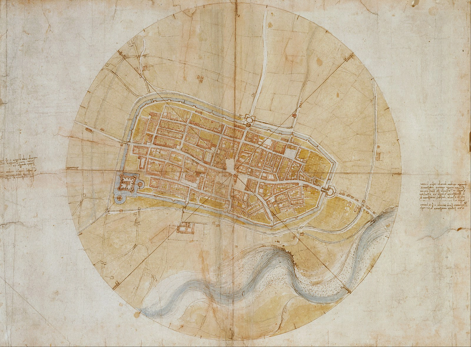 Leonardo-da-Vinci-Plan-of-Imola